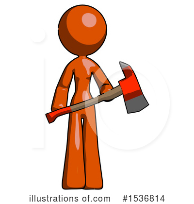 Royalty-Free (RF) Orange Design Mascot Clipart Illustration by Leo Blanchette - Stock Sample #1536814
