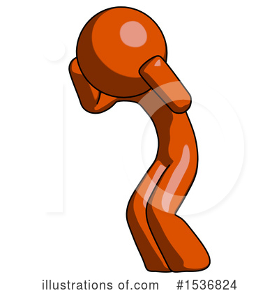 Royalty-Free (RF) Orange Design Mascot Clipart Illustration by Leo Blanchette - Stock Sample #1536824