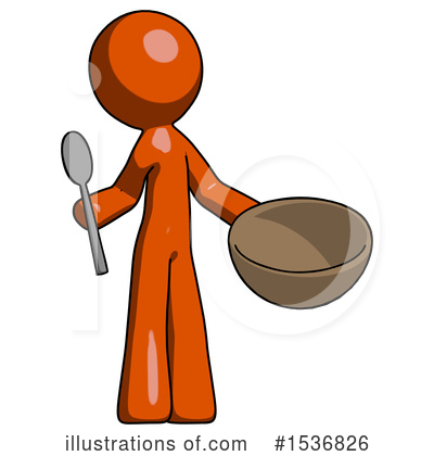 Royalty-Free (RF) Orange Design Mascot Clipart Illustration by Leo Blanchette - Stock Sample #1536826