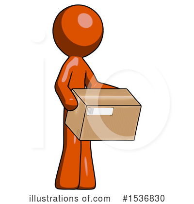 Royalty-Free (RF) Orange Design Mascot Clipart Illustration by Leo Blanchette - Stock Sample #1536830
