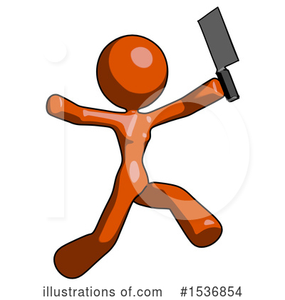Royalty-Free (RF) Orange Design Mascot Clipart Illustration by Leo Blanchette - Stock Sample #1536854