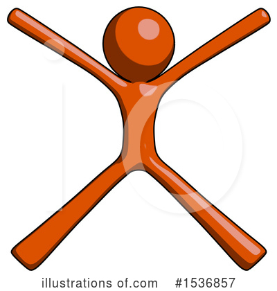 Royalty-Free (RF) Orange Design Mascot Clipart Illustration by Leo Blanchette - Stock Sample #1536857