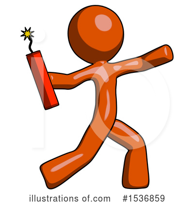 Royalty-Free (RF) Orange Design Mascot Clipart Illustration by Leo Blanchette - Stock Sample #1536859