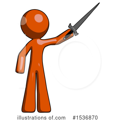 Royalty-Free (RF) Orange Design Mascot Clipart Illustration by Leo Blanchette - Stock Sample #1536870