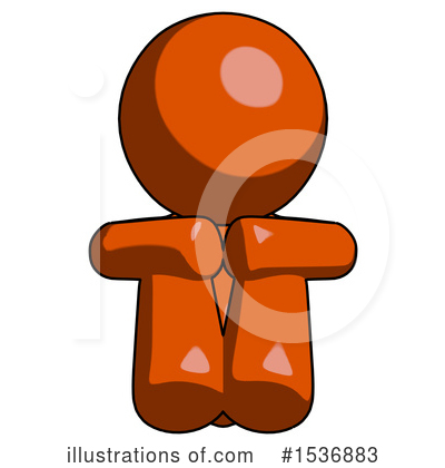 Royalty-Free (RF) Orange Design Mascot Clipart Illustration by Leo Blanchette - Stock Sample #1536883