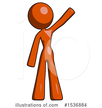 Royalty-Free (RF) Orange Design Mascot Clipart Illustration by Leo Blanchette - Stock Sample #1536884