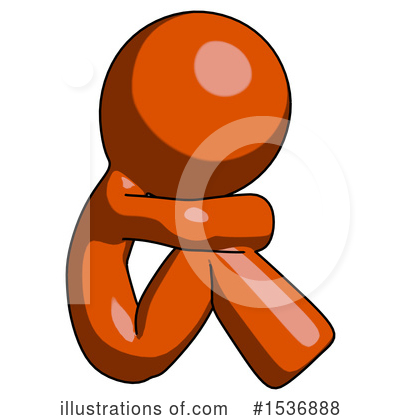Royalty-Free (RF) Orange Design Mascot Clipart Illustration by Leo Blanchette - Stock Sample #1536888