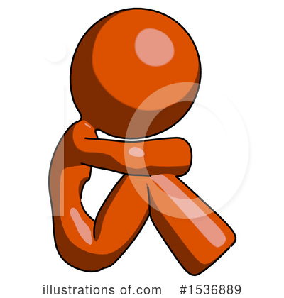 Royalty-Free (RF) Orange Design Mascot Clipart Illustration by Leo Blanchette - Stock Sample #1536889