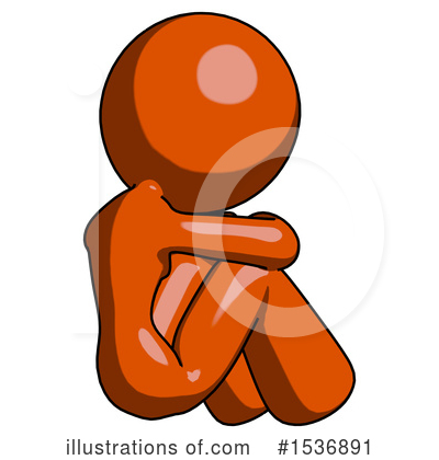 Royalty-Free (RF) Orange Design Mascot Clipart Illustration by Leo Blanchette - Stock Sample #1536891