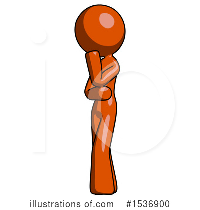 Royalty-Free (RF) Orange Design Mascot Clipart Illustration by Leo Blanchette - Stock Sample #1536900