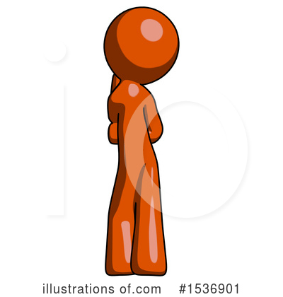 Royalty-Free (RF) Orange Design Mascot Clipart Illustration by Leo Blanchette - Stock Sample #1536901