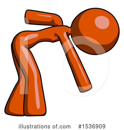 Royalty-Free (RF) Orange Design Mascot Clipart Illustration by Leo Blanchette - Stock Sample #1536909