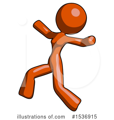 Royalty-Free (RF) Orange Design Mascot Clipart Illustration by Leo Blanchette - Stock Sample #1536915