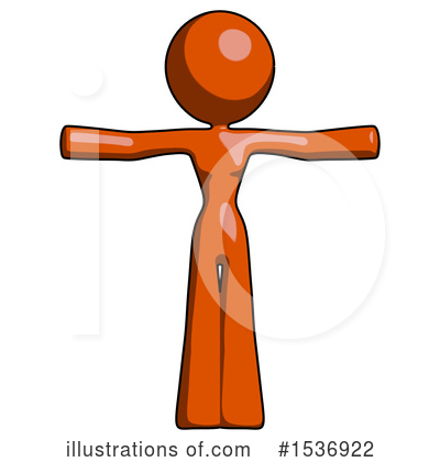 Royalty-Free (RF) Orange Design Mascot Clipart Illustration by Leo Blanchette - Stock Sample #1536922