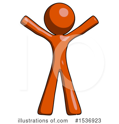 Royalty-Free (RF) Orange Design Mascot Clipart Illustration by Leo Blanchette - Stock Sample #1536923