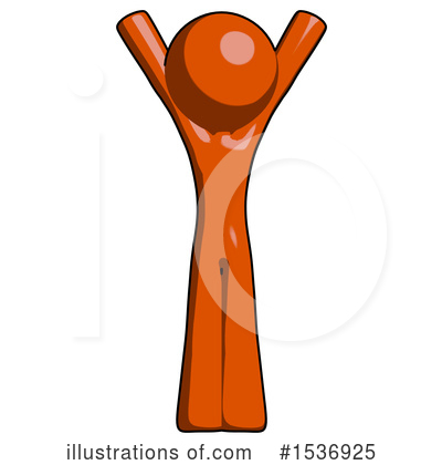 Royalty-Free (RF) Orange Design Mascot Clipart Illustration by Leo Blanchette - Stock Sample #1536925