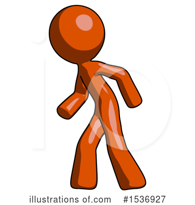 Royalty-Free (RF) Orange Design Mascot Clipart Illustration by Leo Blanchette - Stock Sample #1536927