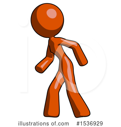 Royalty-Free (RF) Orange Design Mascot Clipart Illustration by Leo Blanchette - Stock Sample #1536929