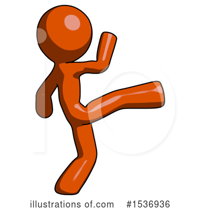 Royalty-Free (RF) Orange Design Mascot Clipart Illustration by Leo Blanchette - Stock Sample #1536936