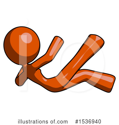 Royalty-Free (RF) Orange Design Mascot Clipart Illustration by Leo Blanchette - Stock Sample #1536940