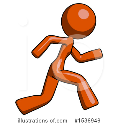 Royalty-Free (RF) Orange Design Mascot Clipart Illustration by Leo Blanchette - Stock Sample #1536946