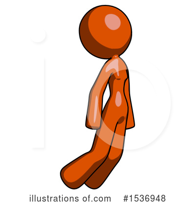 Royalty-Free (RF) Orange Design Mascot Clipart Illustration by Leo Blanchette - Stock Sample #1536948