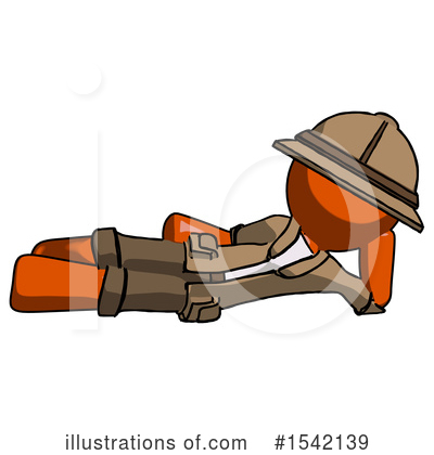 Royalty-Free (RF) Orange Design Mascot Clipart Illustration by Leo Blanchette - Stock Sample #1542139