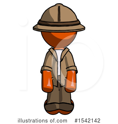 Royalty-Free (RF) Orange Design Mascot Clipart Illustration by Leo Blanchette - Stock Sample #1542142