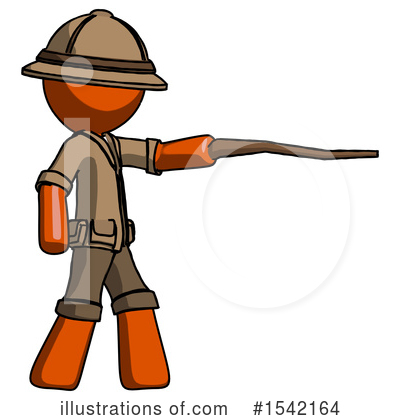 Royalty-Free (RF) Orange Design Mascot Clipart Illustration by Leo Blanchette - Stock Sample #1542164