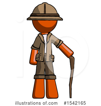 Royalty-Free (RF) Orange Design Mascot Clipart Illustration by Leo Blanchette - Stock Sample #1542165