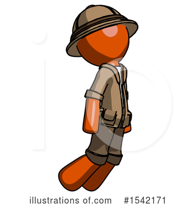 Royalty-Free (RF) Orange Design Mascot Clipart Illustration by Leo Blanchette - Stock Sample #1542171