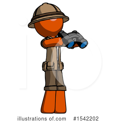 Royalty-Free (RF) Orange Design Mascot Clipart Illustration by Leo Blanchette - Stock Sample #1542202