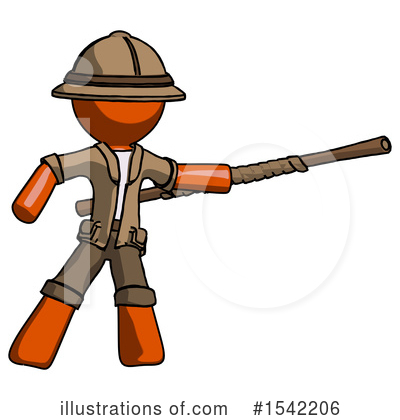 Royalty-Free (RF) Orange Design Mascot Clipart Illustration by Leo Blanchette - Stock Sample #1542206
