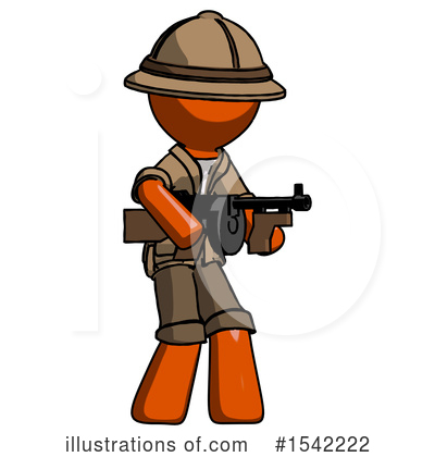 Royalty-Free (RF) Orange Design Mascot Clipart Illustration by Leo Blanchette - Stock Sample #1542222