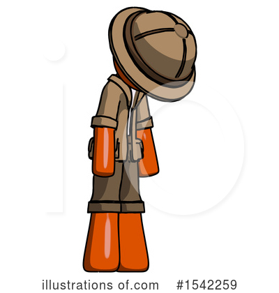 Royalty-Free (RF) Orange Design Mascot Clipart Illustration by Leo Blanchette - Stock Sample #1542259