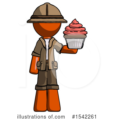 Royalty-Free (RF) Orange Design Mascot Clipart Illustration by Leo Blanchette - Stock Sample #1542261