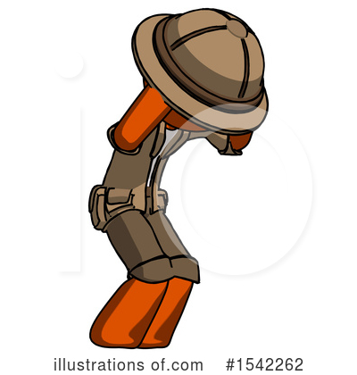Royalty-Free (RF) Orange Design Mascot Clipart Illustration by Leo Blanchette - Stock Sample #1542262