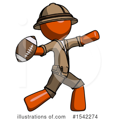 Royalty-Free (RF) Orange Design Mascot Clipart Illustration by Leo Blanchette - Stock Sample #1542274