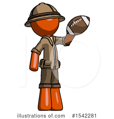 Royalty-Free (RF) Orange Design Mascot Clipart Illustration by Leo Blanchette - Stock Sample #1542281
