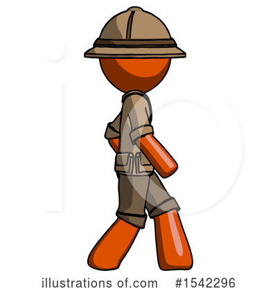 Royalty-Free (RF) Orange Design Mascot Clipart Illustration by Leo Blanchette - Stock Sample #1542296