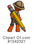 Orange Design Mascot Clipart #1542321 by Leo Blanchette