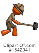 Orange Design Mascot Clipart #1542341 by Leo Blanchette