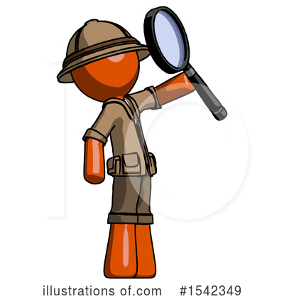 Royalty-Free (RF) Orange Design Mascot Clipart Illustration by Leo Blanchette - Stock Sample #1542349
