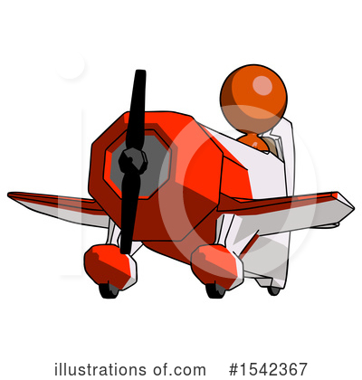 Royalty-Free (RF) Orange Design Mascot Clipart Illustration by Leo Blanchette - Stock Sample #1542367