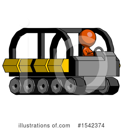 Royalty-Free (RF) Orange Design Mascot Clipart Illustration by Leo Blanchette - Stock Sample #1542374