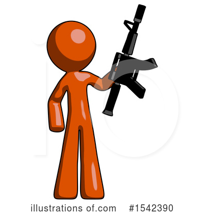 Royalty-Free (RF) Orange Design Mascot Clipart Illustration by Leo Blanchette - Stock Sample #1542390