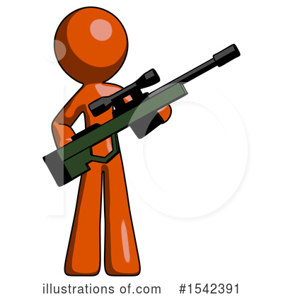 Royalty-Free (RF) Orange Design Mascot Clipart Illustration by Leo Blanchette - Stock Sample #1542391