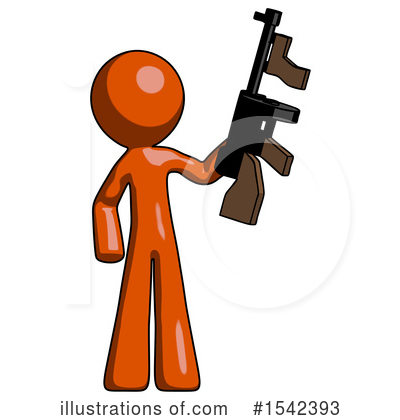 Royalty-Free (RF) Orange Design Mascot Clipart Illustration by Leo Blanchette - Stock Sample #1542393