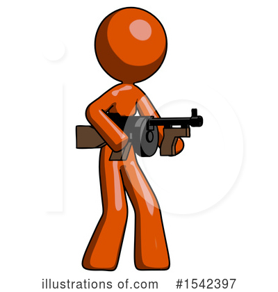 Royalty-Free (RF) Orange Design Mascot Clipart Illustration by Leo Blanchette - Stock Sample #1542397
