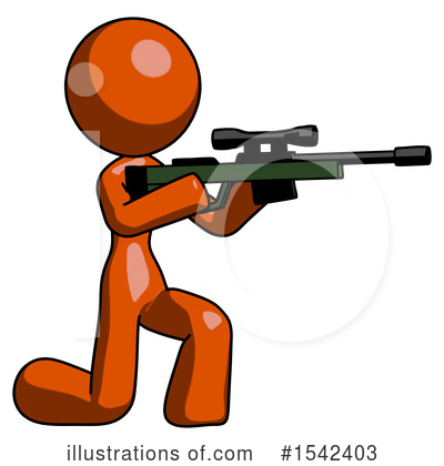 Royalty-Free (RF) Orange Design Mascot Clipart Illustration by Leo Blanchette - Stock Sample #1542403
